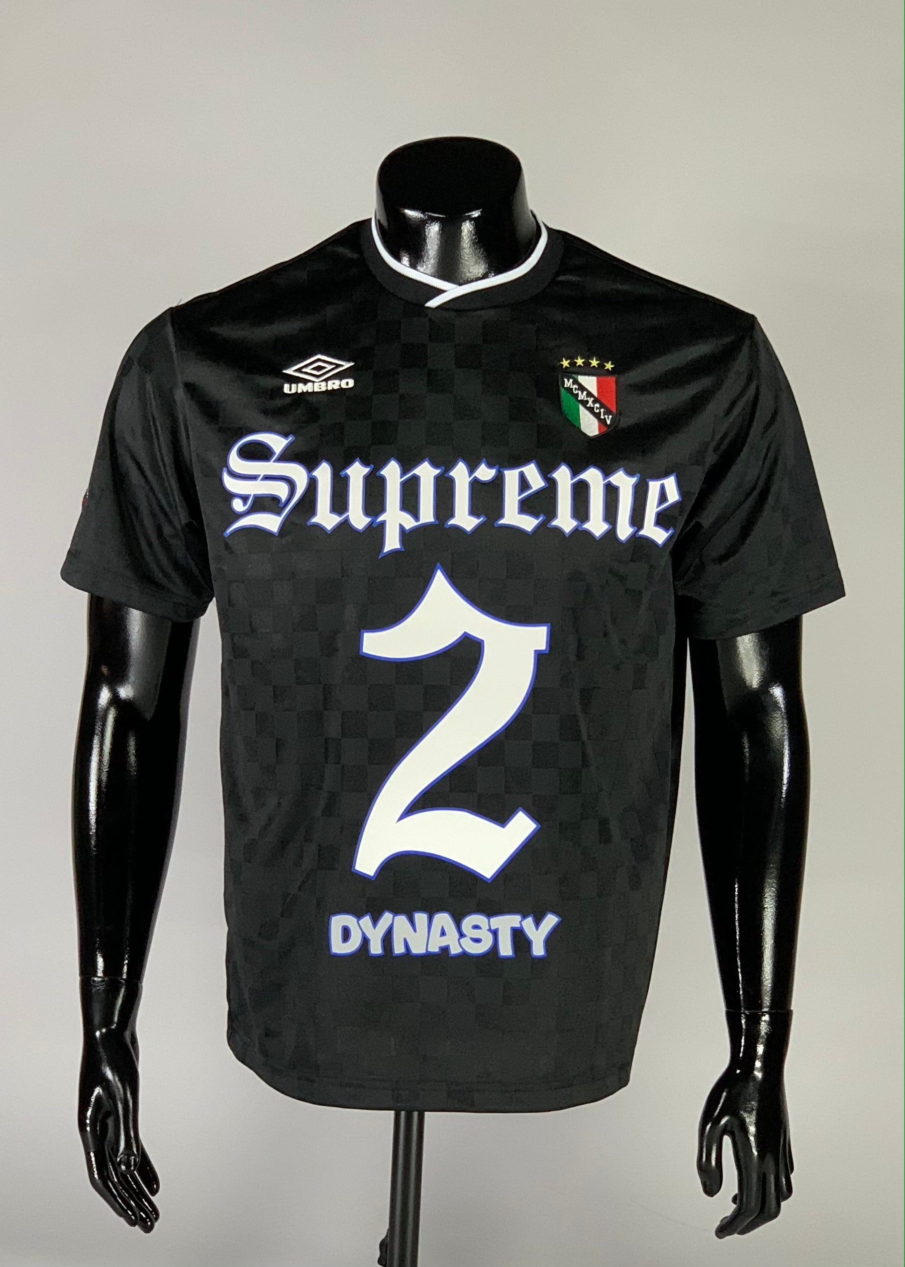 Supreme Umbro Soccer Jersey Black – SOSneakers