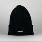 Supreme Overdyed Beanie Black