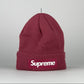 Supreme New Era Box Logo Beanie (FW21) Plum