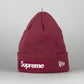Supreme New Era Box Logo Beanie (FW21) Plum