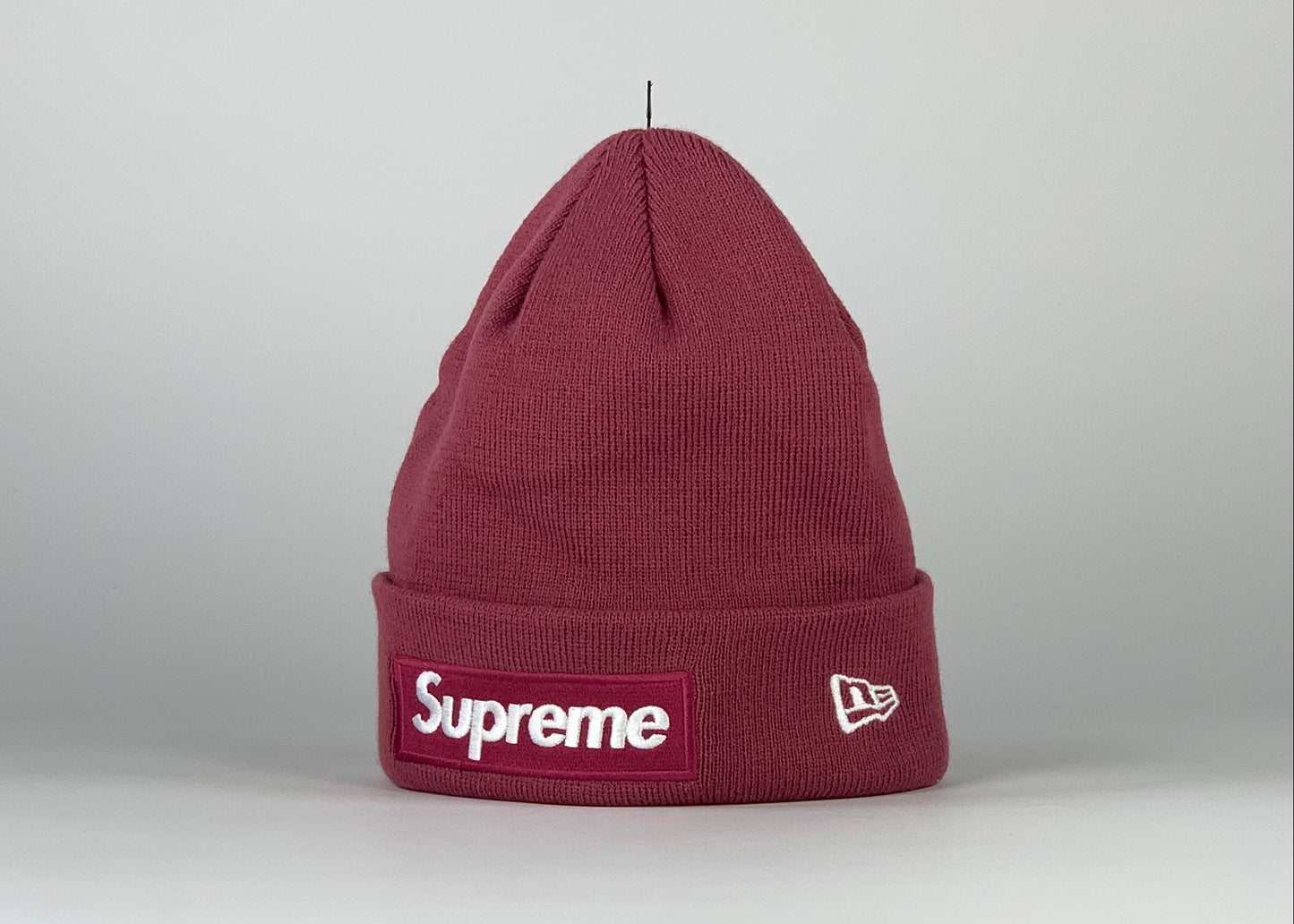 Supreme New Era Box Logo Beanie (FW21) Plum