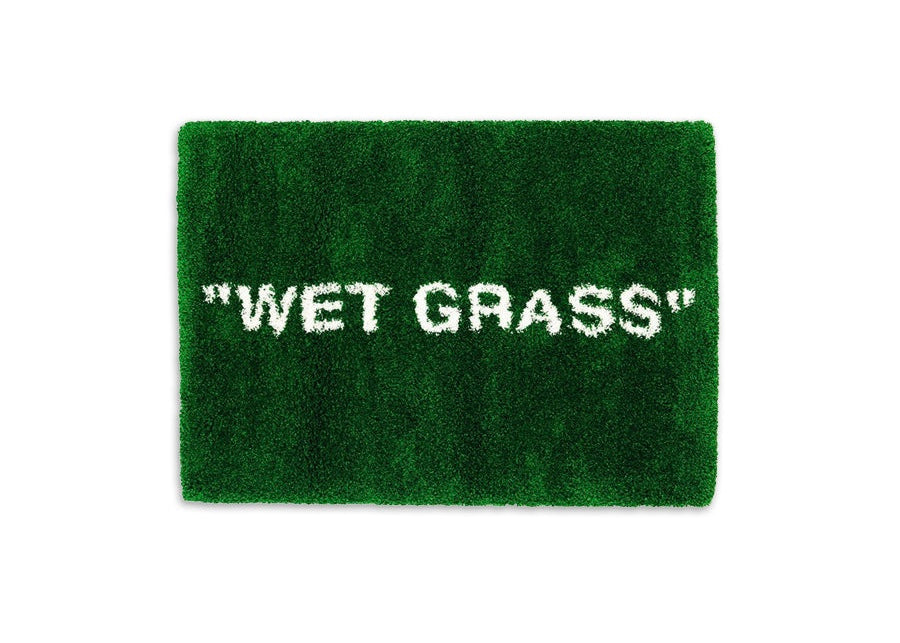 Virgil Abloh x IKEA MARKERAD "WET GRASS" Rug 133x195 CM Green