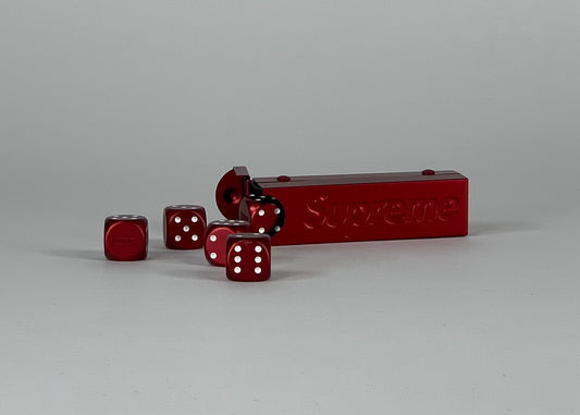 Supreme Aluminum Dice Set Red