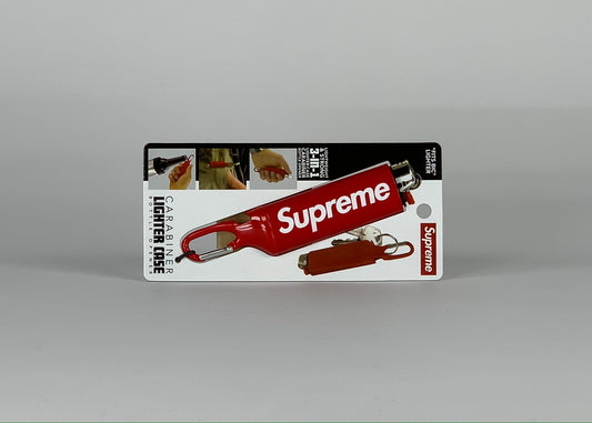 Supreme Lighter Case Carabiner Red