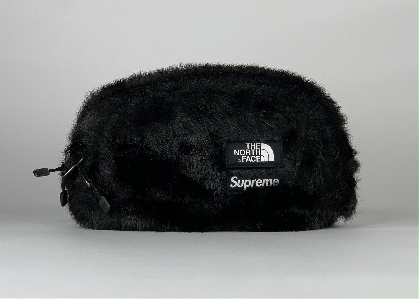 Supreme The North Face Faux Fur Waist Bag Black