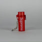 Supreme Waterproof Lighter Case Keychain Red