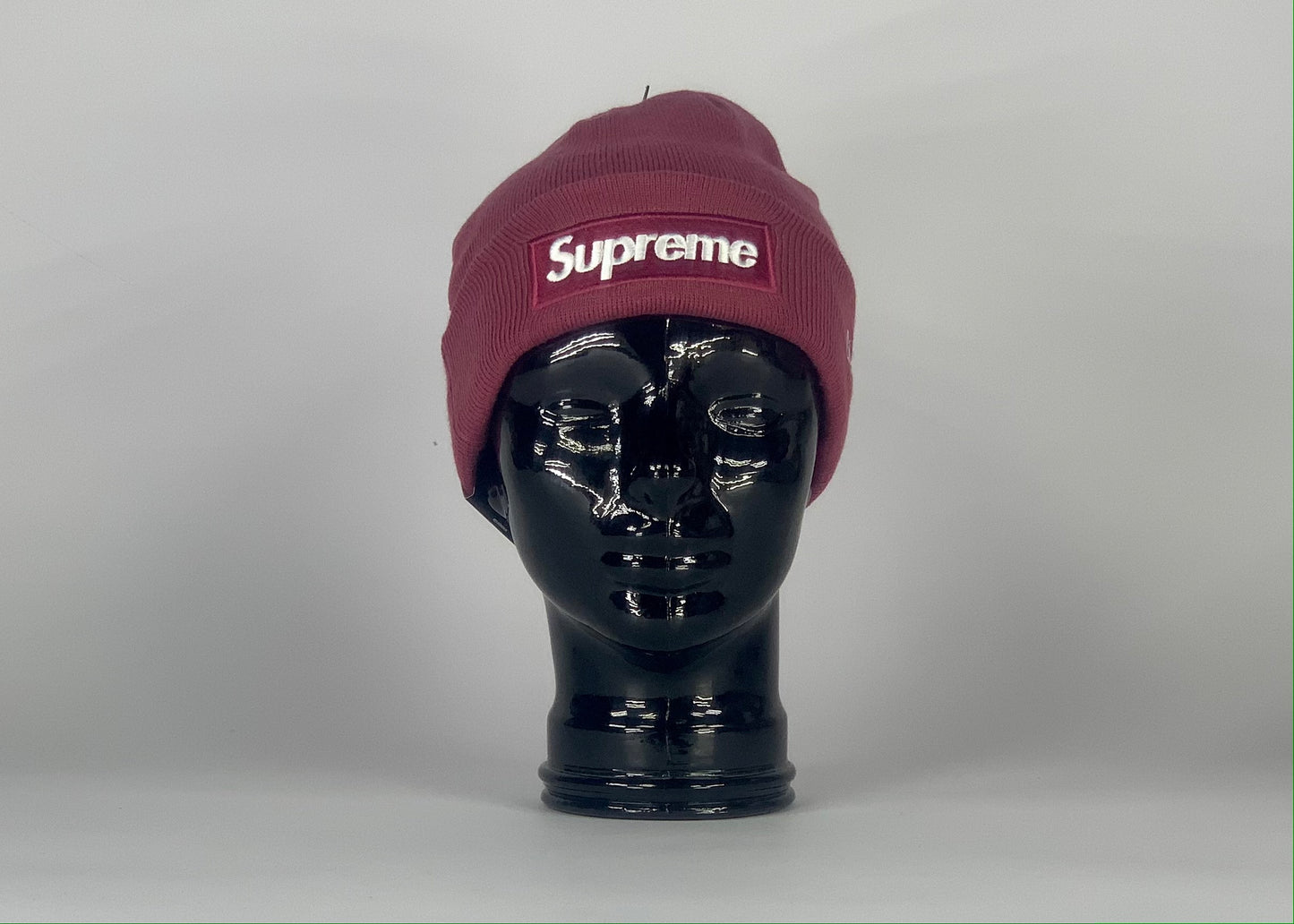 Supreme New Era Box Logo Beanie (FW21) Plum