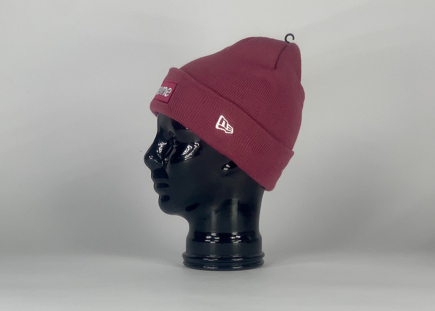 Supreme New Era Box Logo Beanie (FW21) Plum