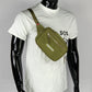 Supreme Fat Tip Jacquard Denim Waist Bag Olive