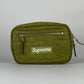 Supreme Fat Tip Jacquard Denim Waist Bag Olive
