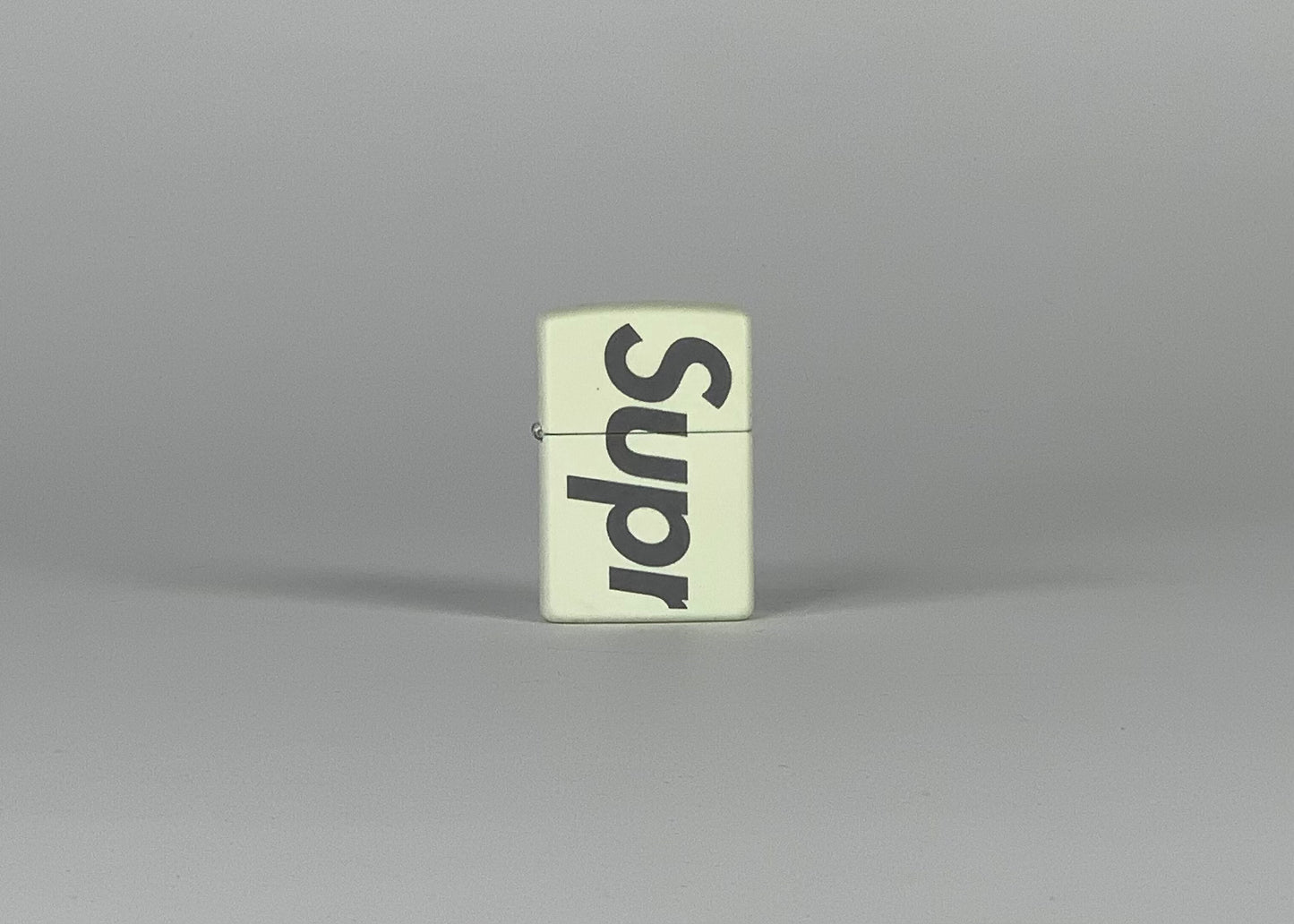 Supreme Glow In The Dark Zippo White