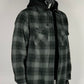 Supreme Hooded Flannel Zip Up Shirt Black