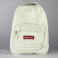 Supreme Canvas Backpack White