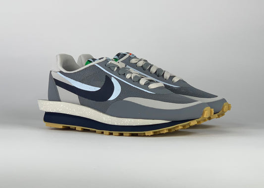 Nike LD Waffle Sacai Clot Kiss Of Death 2 Cool Grey