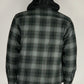 Supreme Hooded Flannel Zip Up Shirt Black