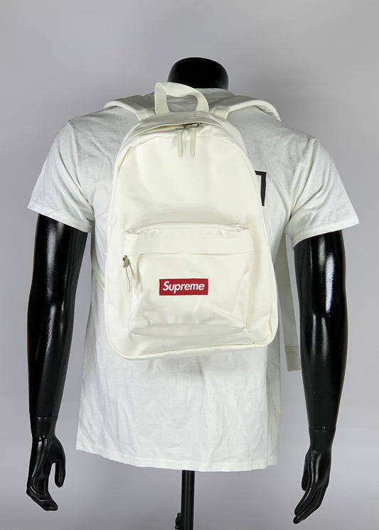 Supreme Canvas Backpack White