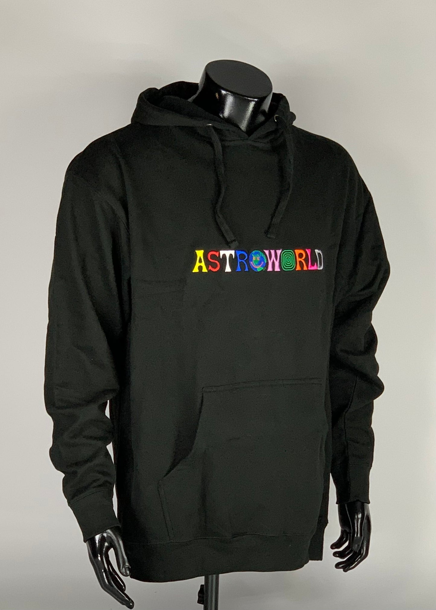 Travis Scott Astroworld Logo Hoodie Black