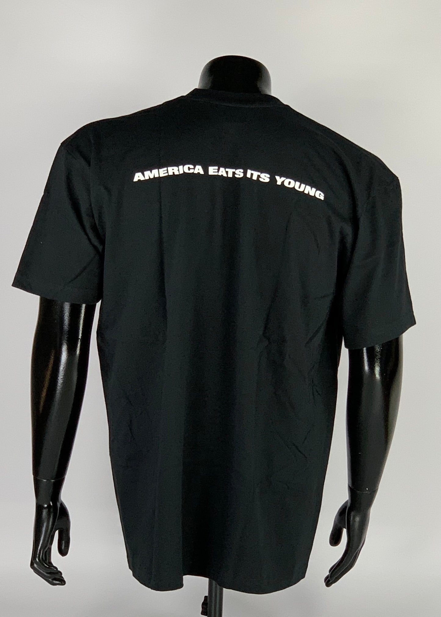 Supreme America Eats Its Young Tee Black