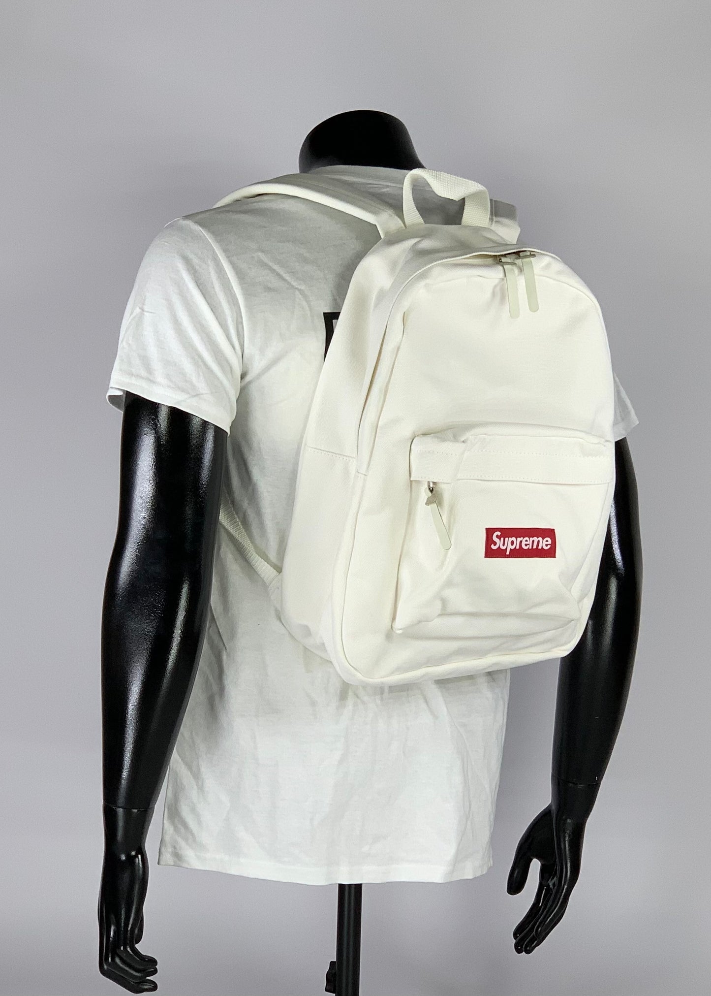 Supreme Canvas Backpack White