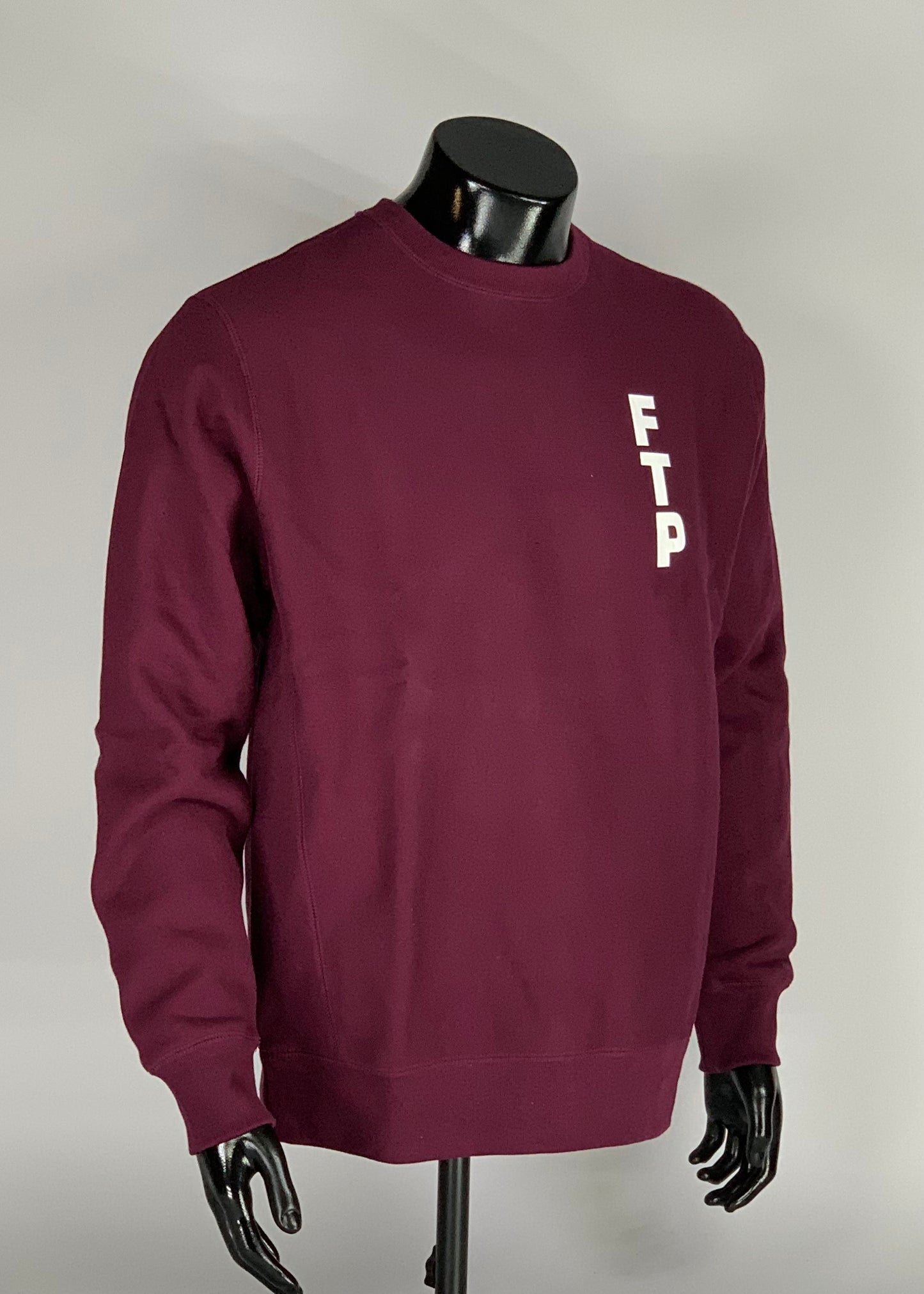 FTP Vertical Logo Crewneck Maroon