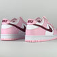 Nike Dunk Low Pink Foam Red White