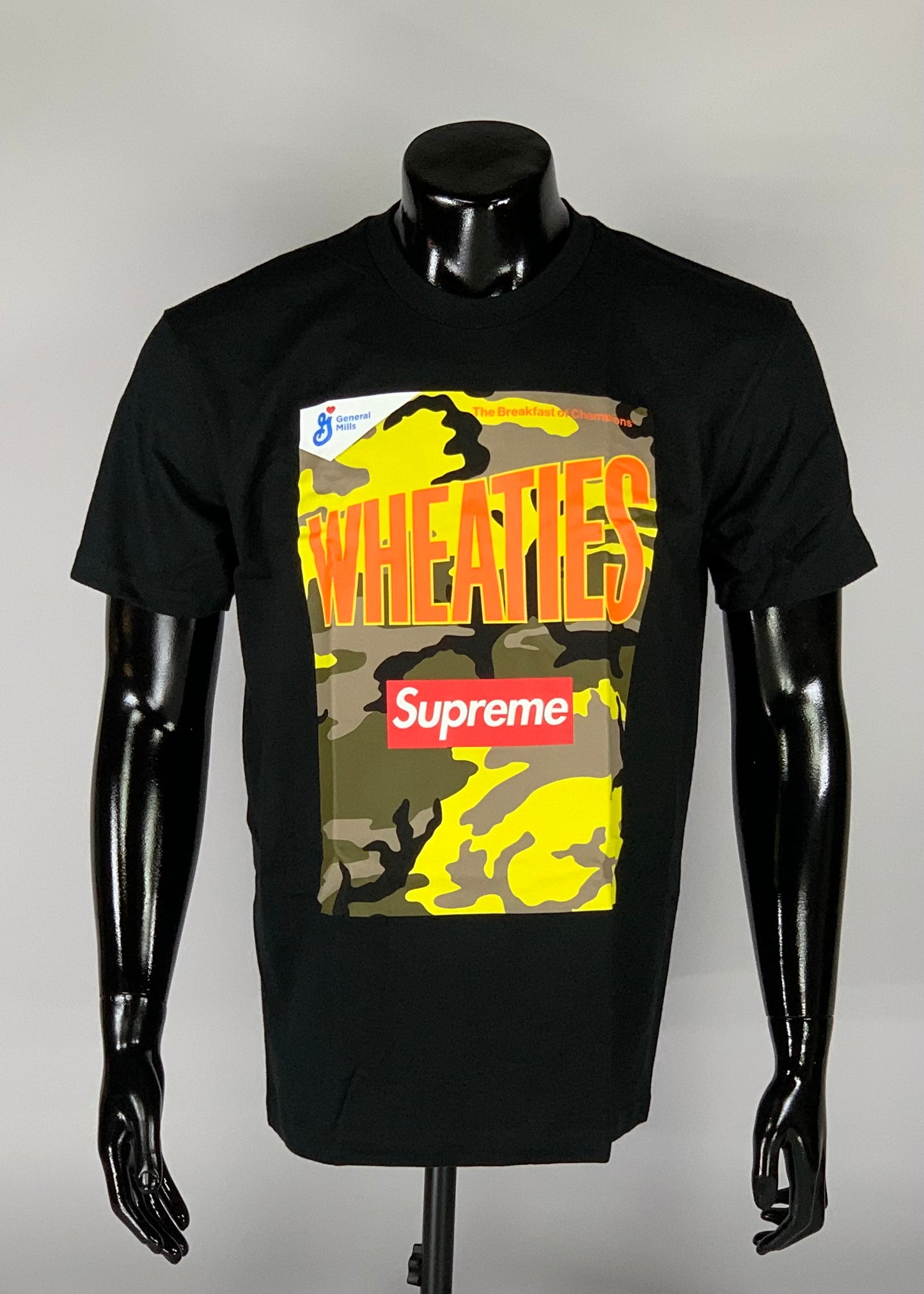 Supreme Wheaties Tee Black