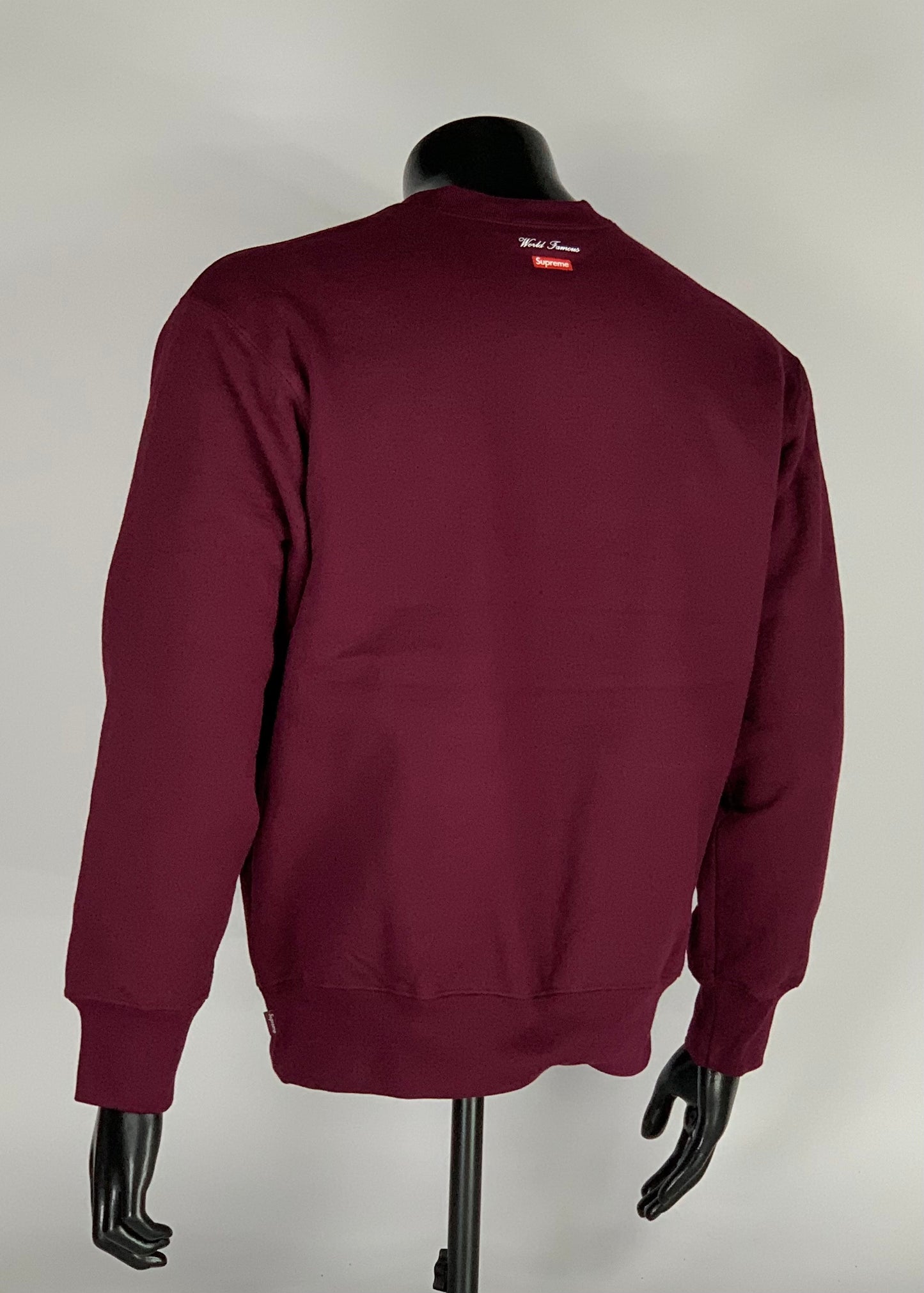 Supreme Aerial Crewneck Burgundy