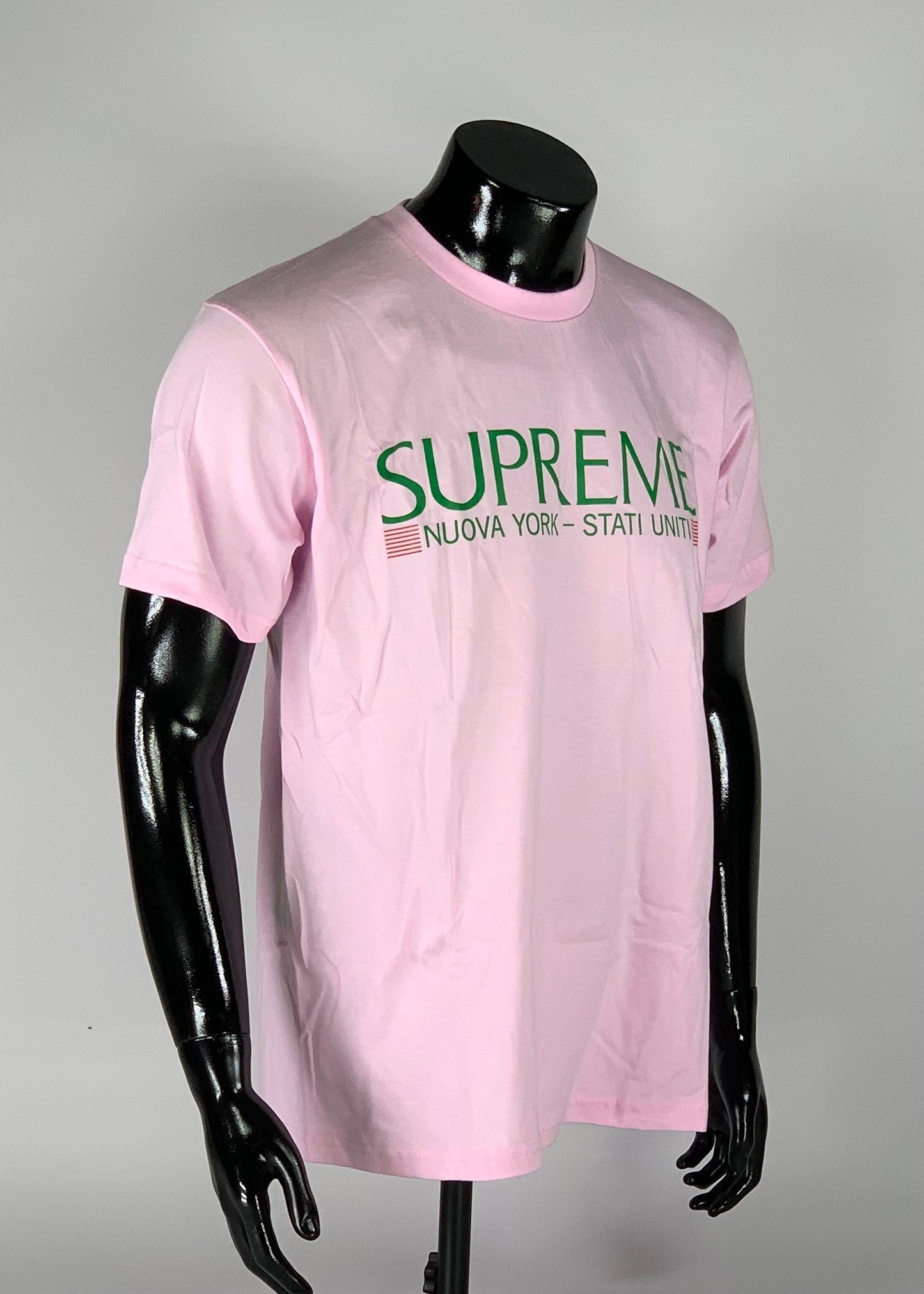 Supreme Nuova York Tee Light Pink