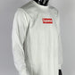 Supreme Box Logo L/S Tee White