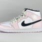 Jordan 1 Mid Barely Rose (W)