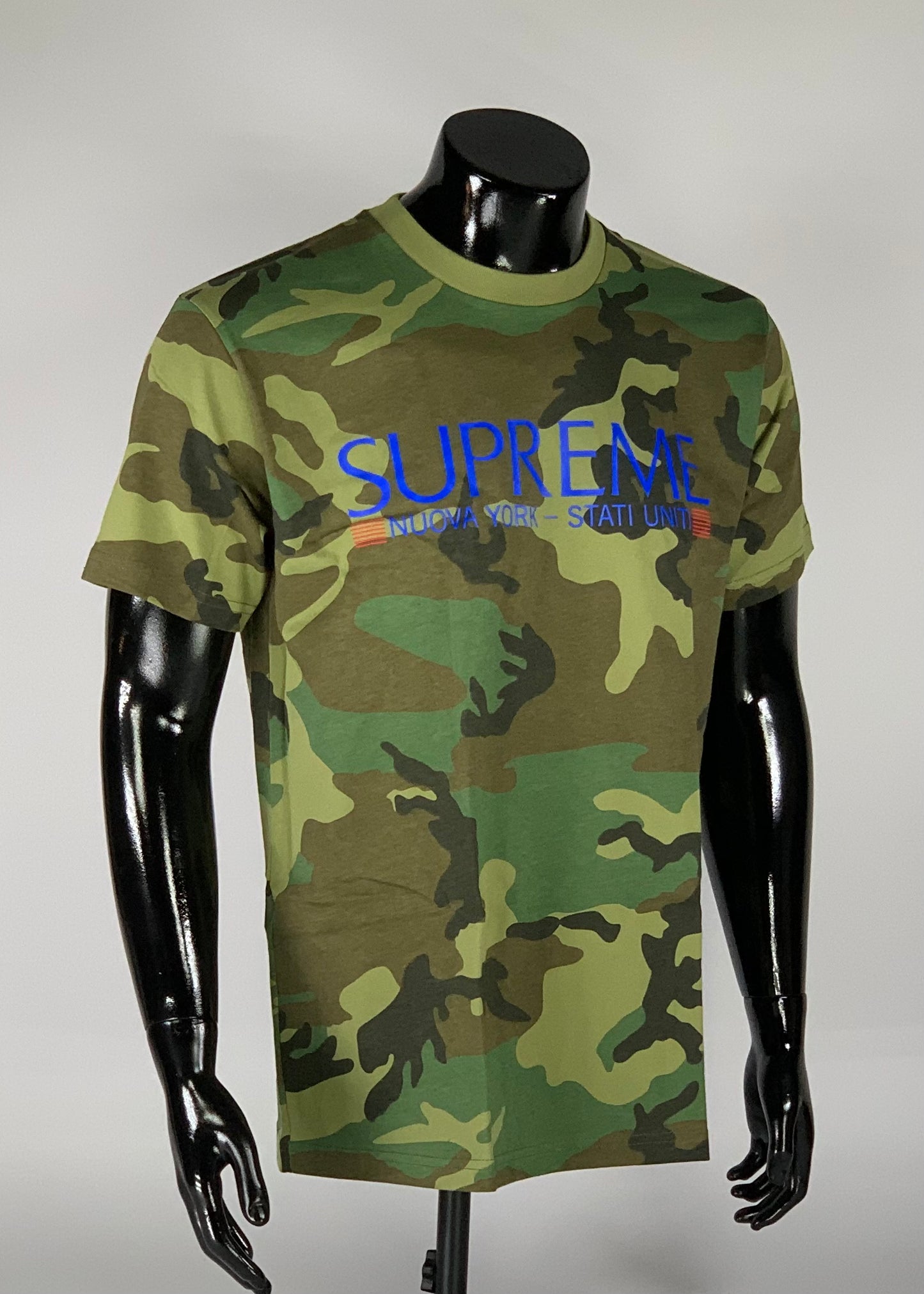 Supreme Nuova York Tee Woodland Camo