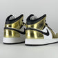 Jordan 1 Mid Metallic Gold