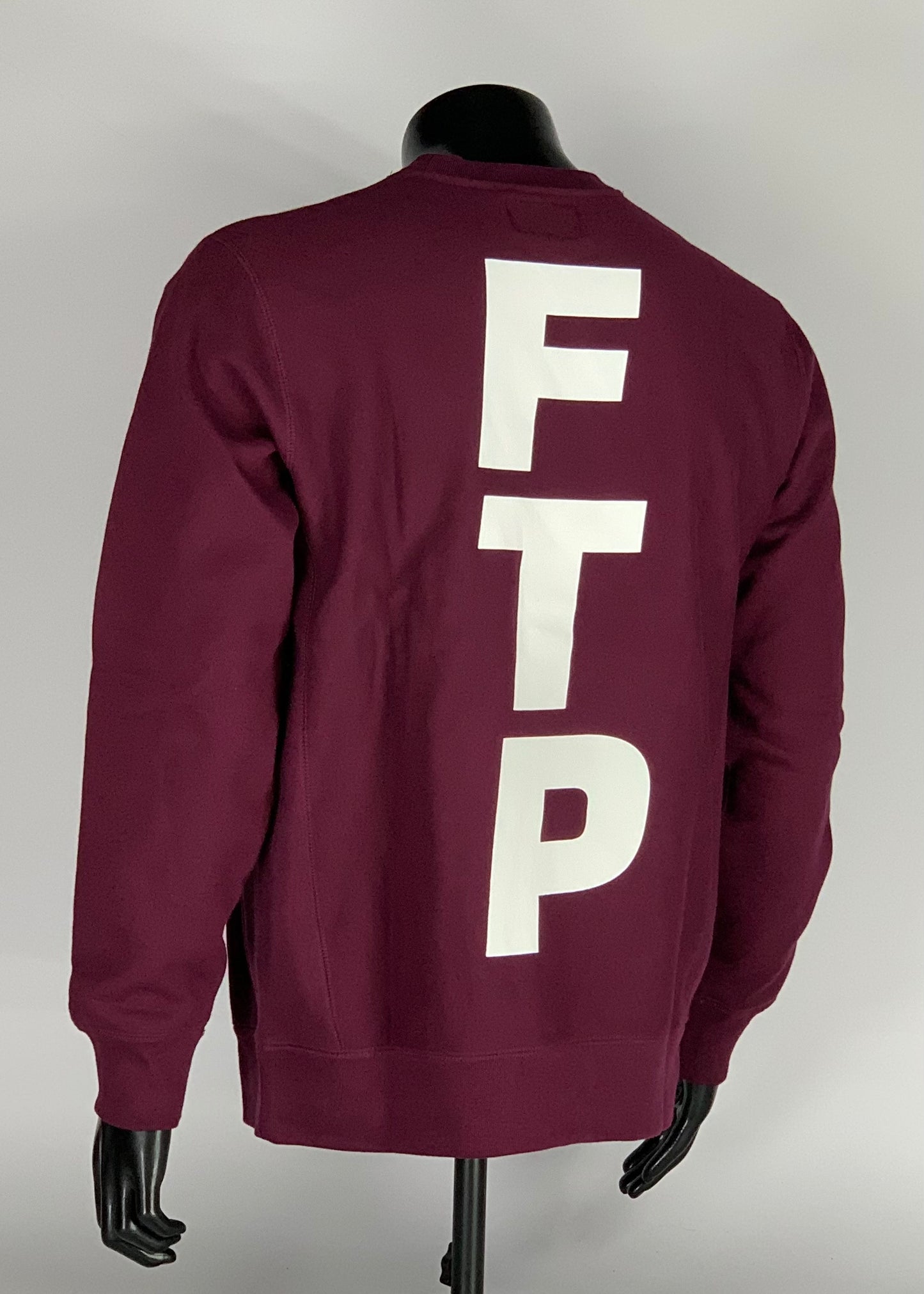 FTP Vertical Logo Crewneck Maroon