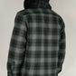 Supreme Hooded Flannel Zip Up Shirt Black