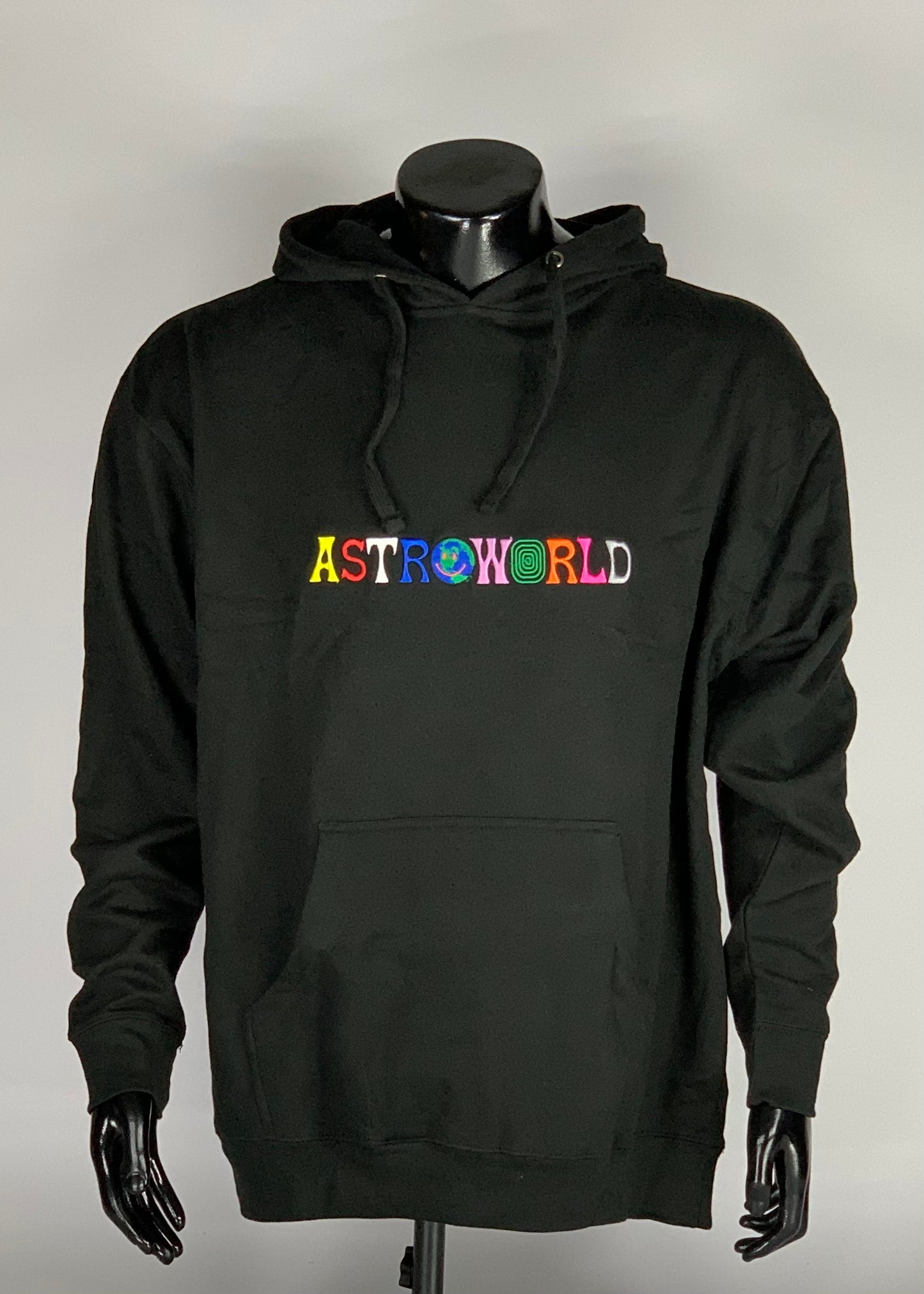 Travis Scott Astroworld Logo Hoodie Black