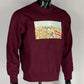 Supreme Aerial Crewneck Burgundy