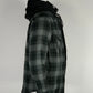 Supreme Hooded Flannel Zip Up Shirt Black