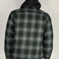 Supreme Hooded Flannel Zip Up Shirt Black