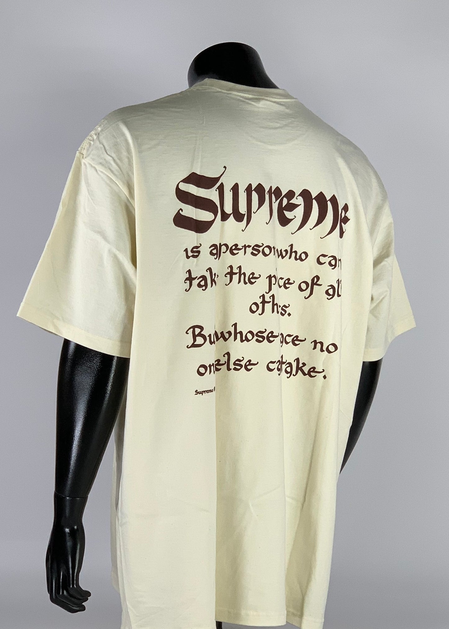 Supreme Person Tee Natural