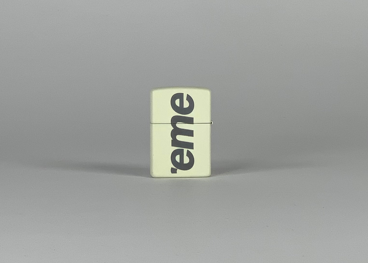 Supreme Glow In The Dark Zippo White