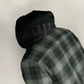 Supreme Hooded Flannel Zip Up Shirt Black