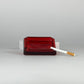 Supreme Debossed Glass Ashtray Red