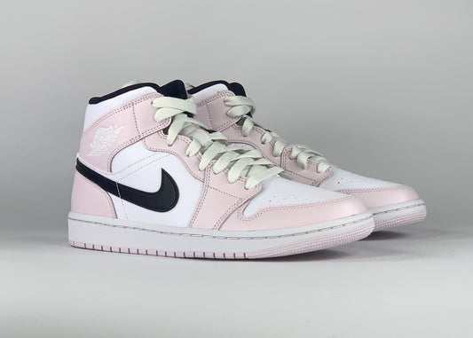 Jordan 1 Mid Barely Rose (W)