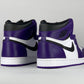 Jordan 1 Retro High Court Purple White