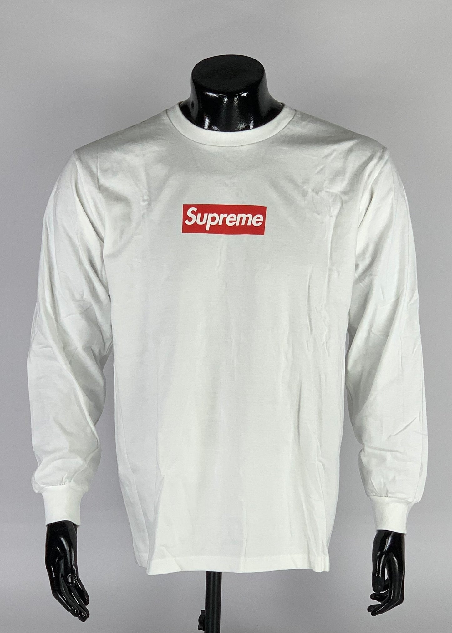 Supreme Box Logo L/S Tee White