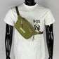 Supreme Fat Tip Jacquard Denim Waist Bag Olive